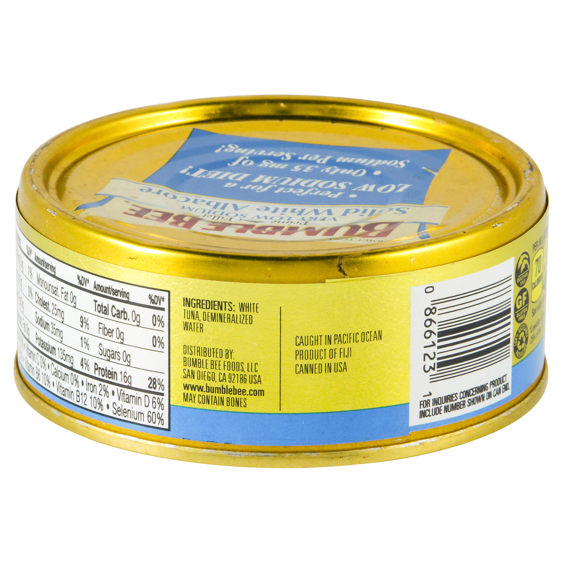 slide 10 of 13, Bumble Bee Prime Chunk White Low Sodium Albacore Tuna, 5 oz