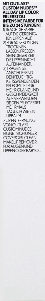 slide 4 of 4, Covergirl Outlast All Day Custom Nudes Lip Color - Light Cool 900, 1 ct