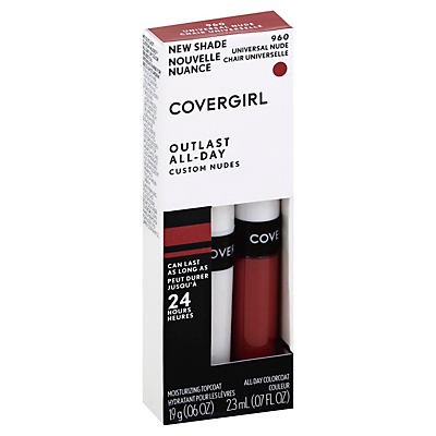 slide 1 of 4, Covergirl Outlast All Day Custom Nudes Lip Color - Light Cool 900, 1 ct