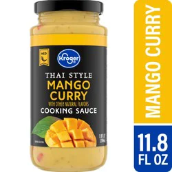 Kroger Thai Style Medium Mango Curry Cooking Sauce - 11.8 fl oz