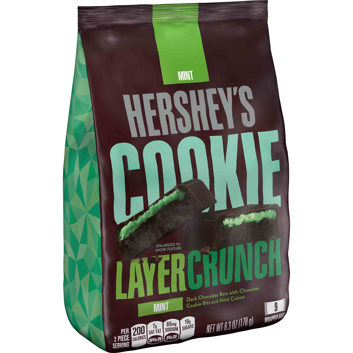 slide 3 of 6, Hershey's Mint Cookie Layer Crunch, 6.3 oz