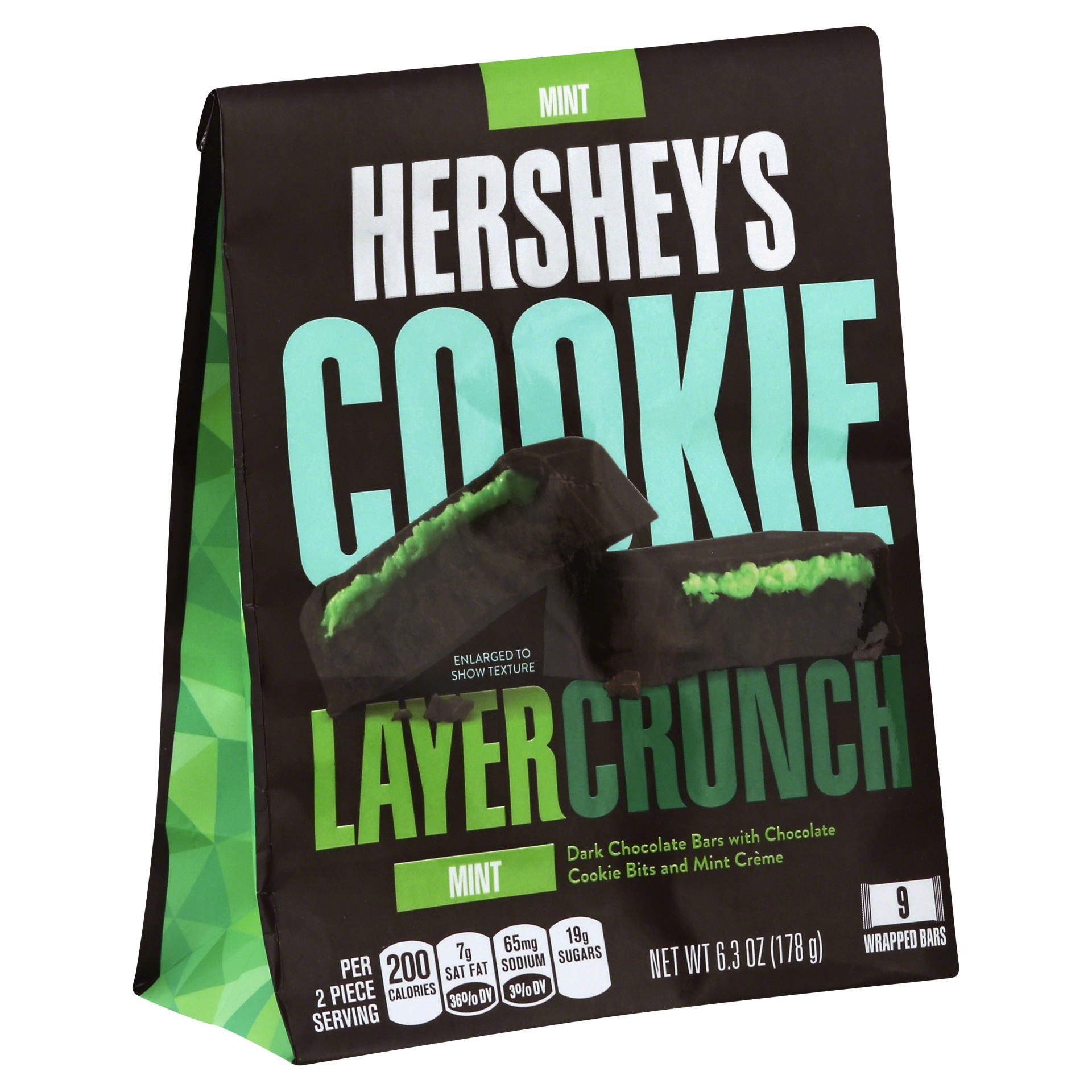 slide 1 of 6, Hershey's Mint Cookie Layer Crunch, 6.3 oz