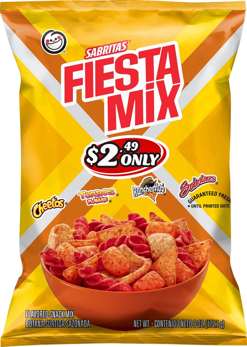 slide 6 of 6, Sabritas Flavored Snack Mix Fiesta Mix 6 Oz, 6 oz