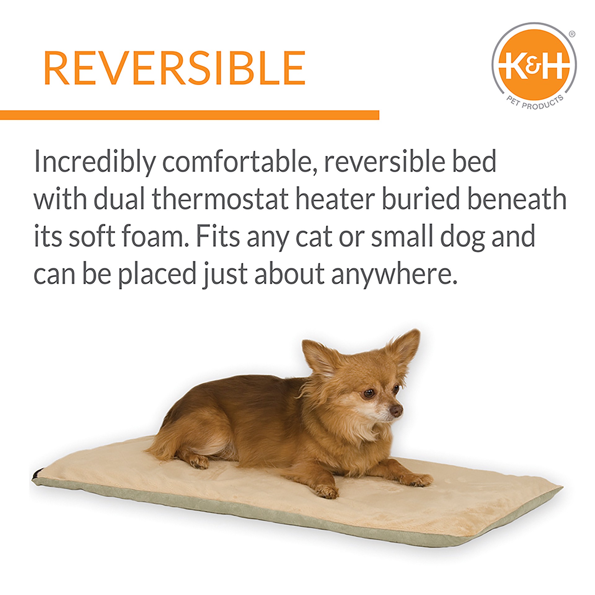 slide 7 of 9, K & H K&H Pet Products Thermo-Pet Mat Sage 14 X 28 Inches, 1 ct
