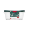 slide 1 of 1, Rubbermaid TakeAlongs 2pk 11.7c Large Square Food Storage Containers - Blue Spruce, 2 ct
