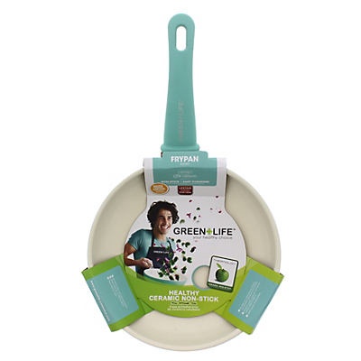 slide 1 of 1, Thermolon Soft Grip Nonstick Frying Pan - Turquoise, 8 in