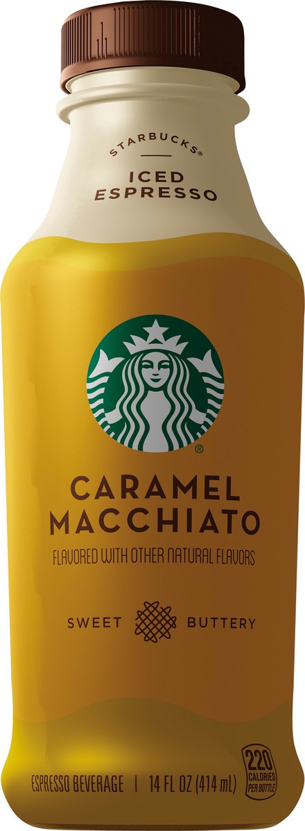 slide 3 of 4, Starbucks Iced Espresso Beverage Caramel Macchiato Flavored 14 Fl Oz Bottle, 14 oz