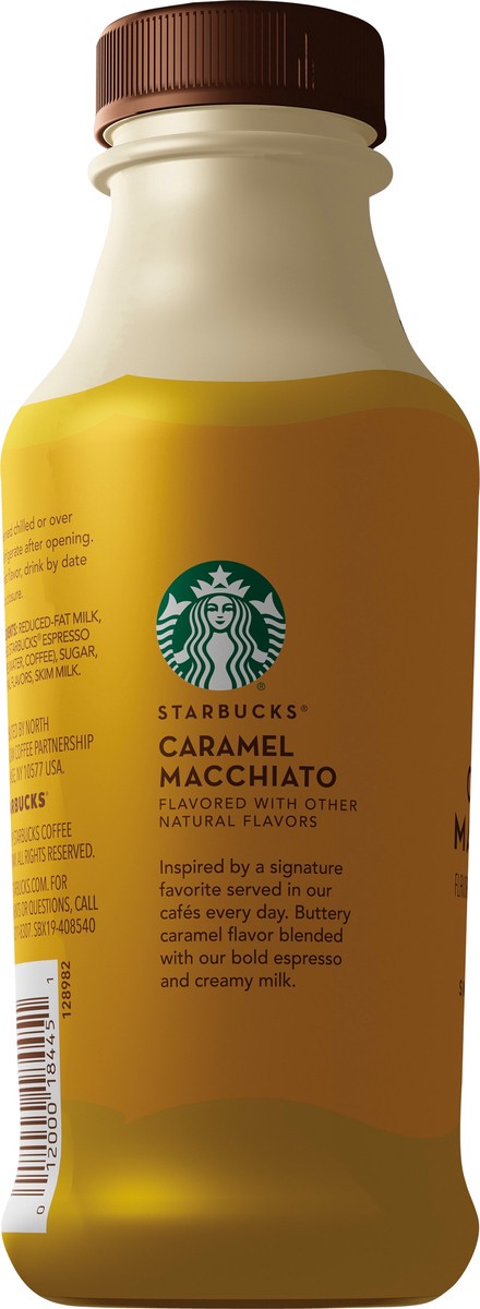 slide 4 of 4, Starbucks Iced Espresso Beverage Caramel Macchiato Flavored 14 Fl Oz Bottle, 14 oz