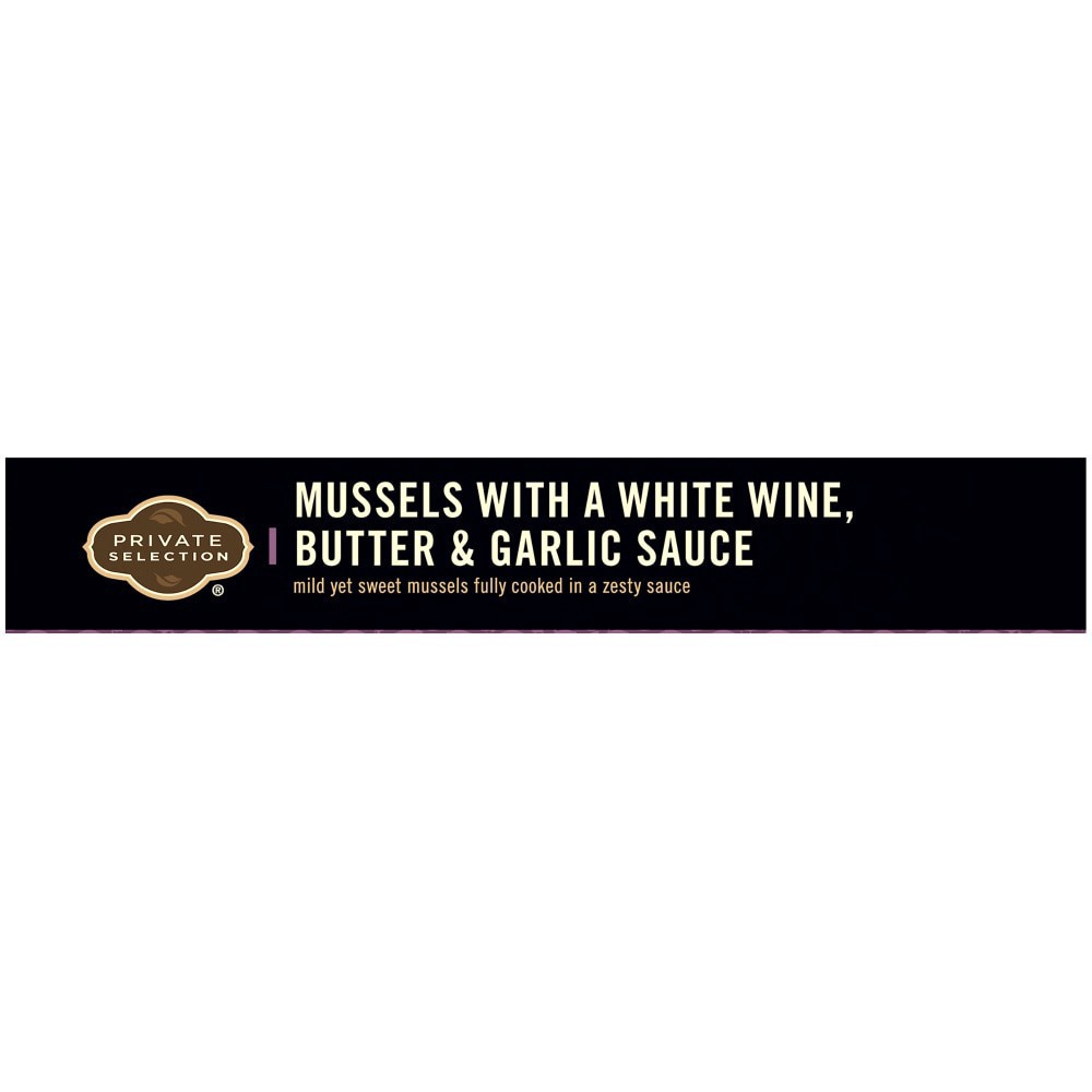 slide 6 of 6, Private Selection White Wine & Garlic Mussels, 1 lb