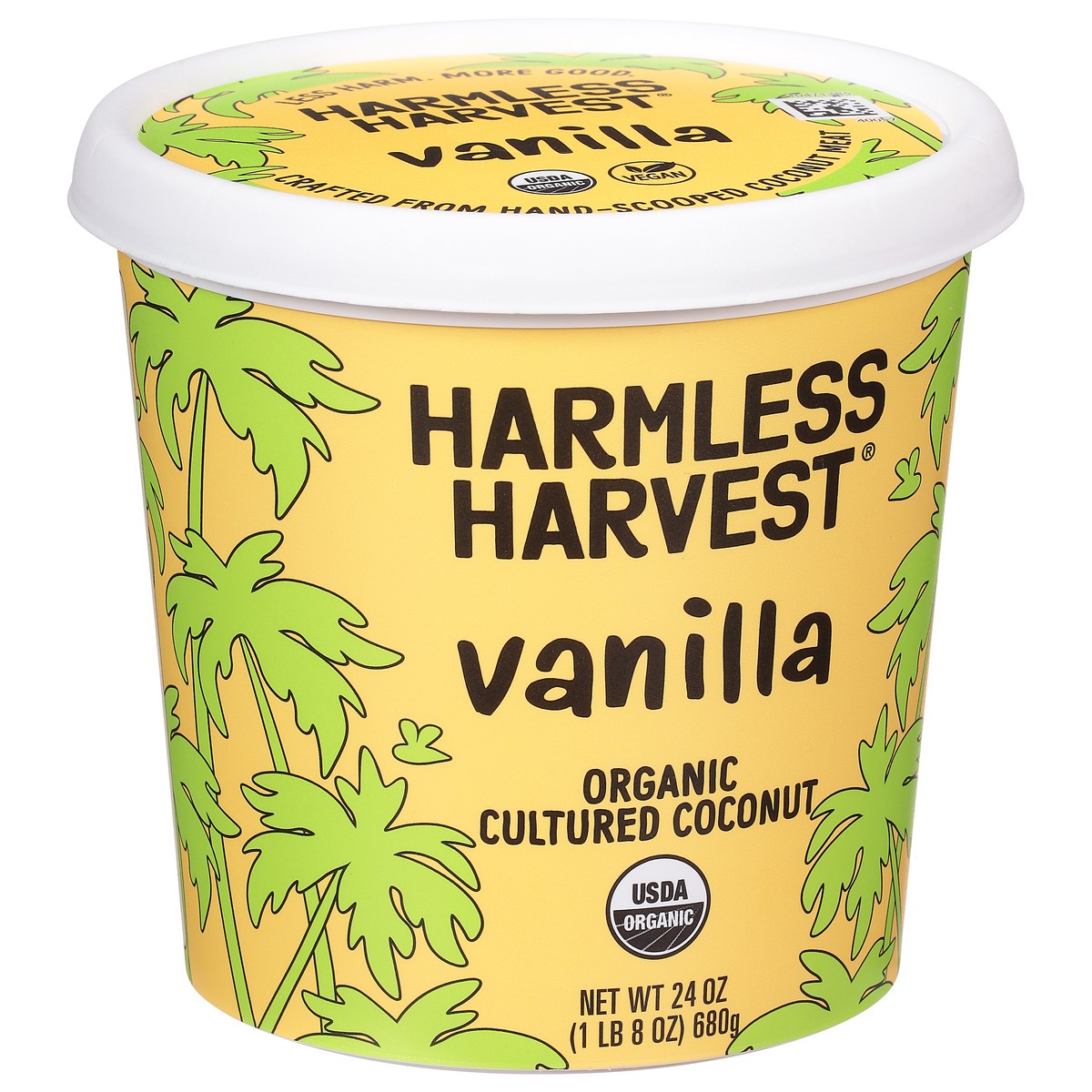 slide 9 of 11, Harmless Harvest Organic Vanilla Cultured Coconut 24 oz, 24 oz