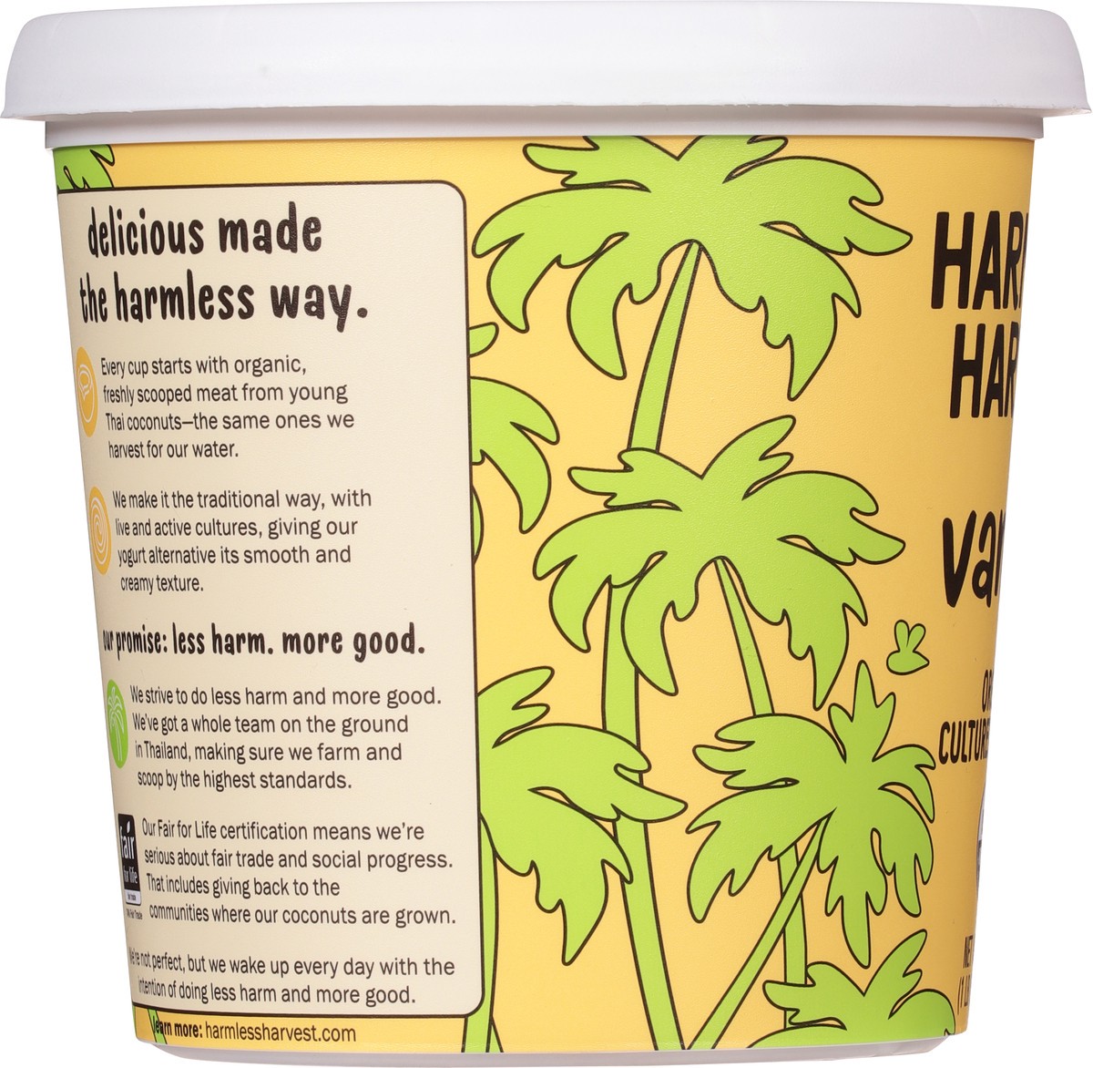 slide 10 of 11, Harmless Harvest Organic Vanilla Cultured Coconut 24 oz, 24 oz