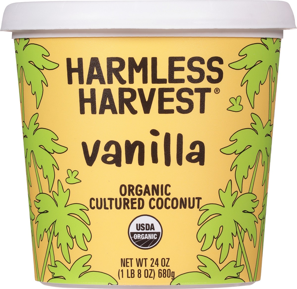 slide 6 of 11, Harmless Harvest Organic Vanilla Cultured Coconut 24 oz, 24 oz