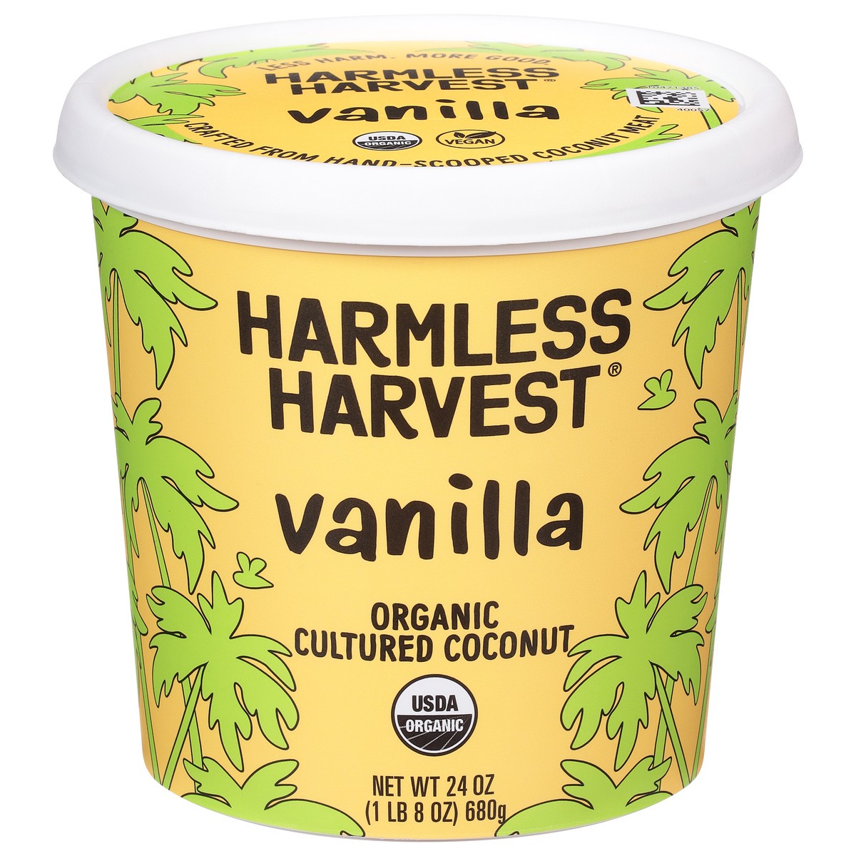 slide 3 of 11, Harmless Harvest Organic Vanilla Cultured Coconut 24 oz, 24 oz