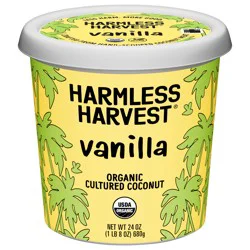 Harmless Harvest Organic Vanilla Cultured Coconut 24 oz
