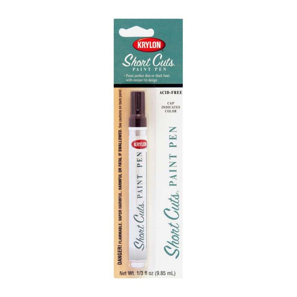 slide 1 of 1, Krylon Short Cuts Espresso Paint Pen, 1 ct