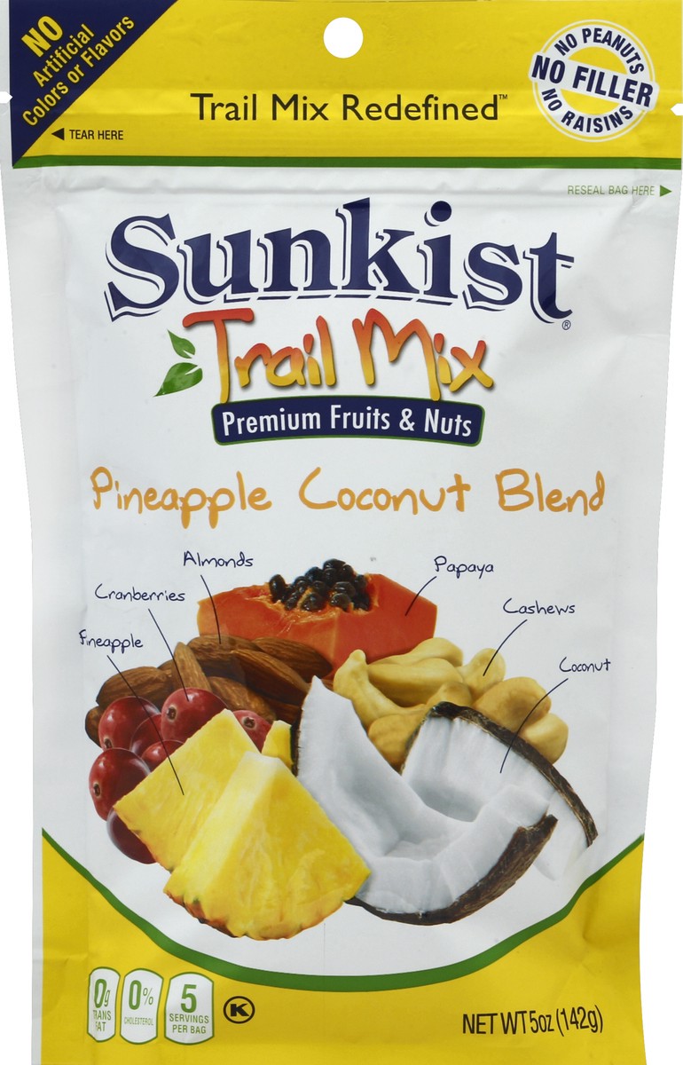 slide 2 of 2, Sunkist Pineapple Coconut Blend Trail Mix, 5 oz