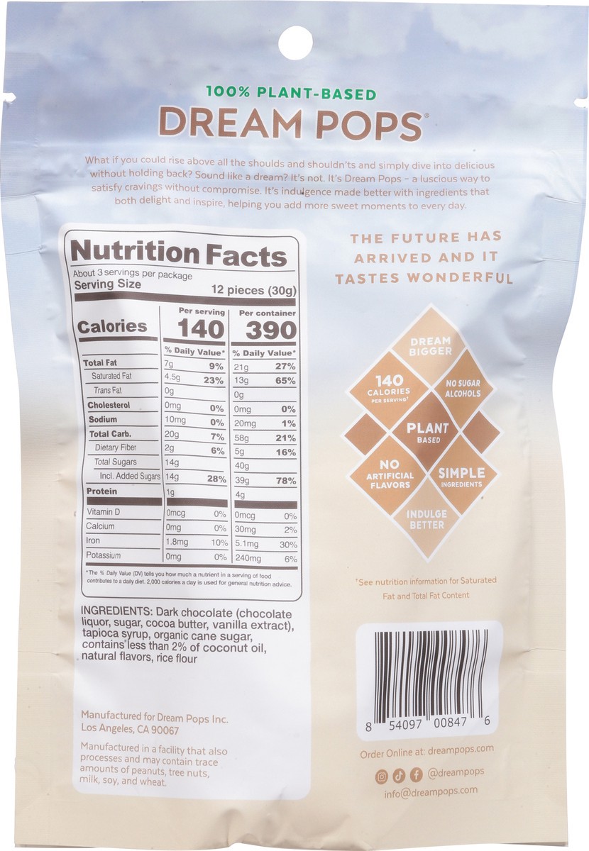 slide 7 of 9, Dream Pops Bites Chocolate Crunch Vanilla Sky, 3 oz