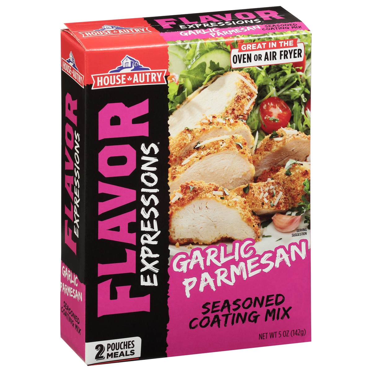 slide 6 of 9, House-Autry Flavor Expressions Garlic Parmesan, 5 oz