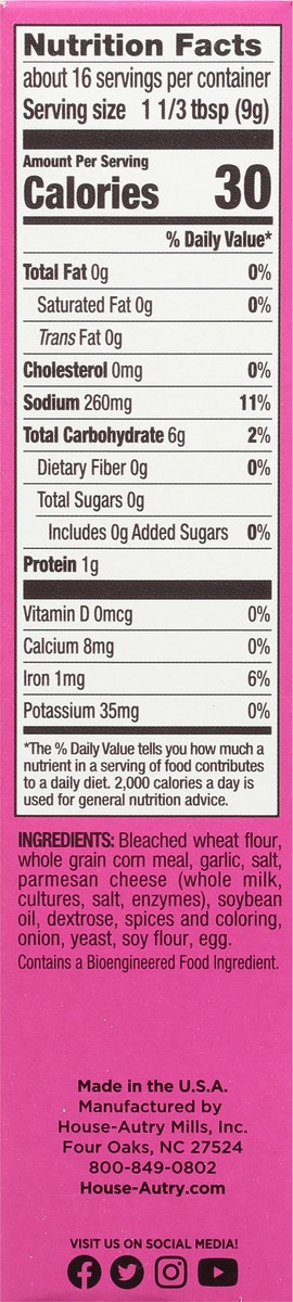 slide 3 of 9, House-Autry Flavor Expressions Garlic Parmesan, 5 oz