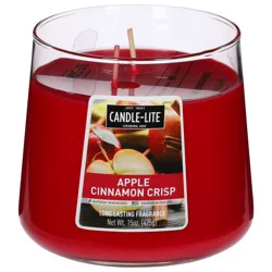 Candle-Lite Apple Cinnamon Crisp Candle 1 ea