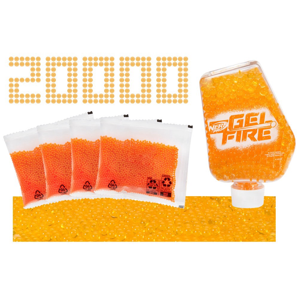 slide 4 of 4, Hasbro Nerf Pro Gelfire Refills - Orange, 1 ct