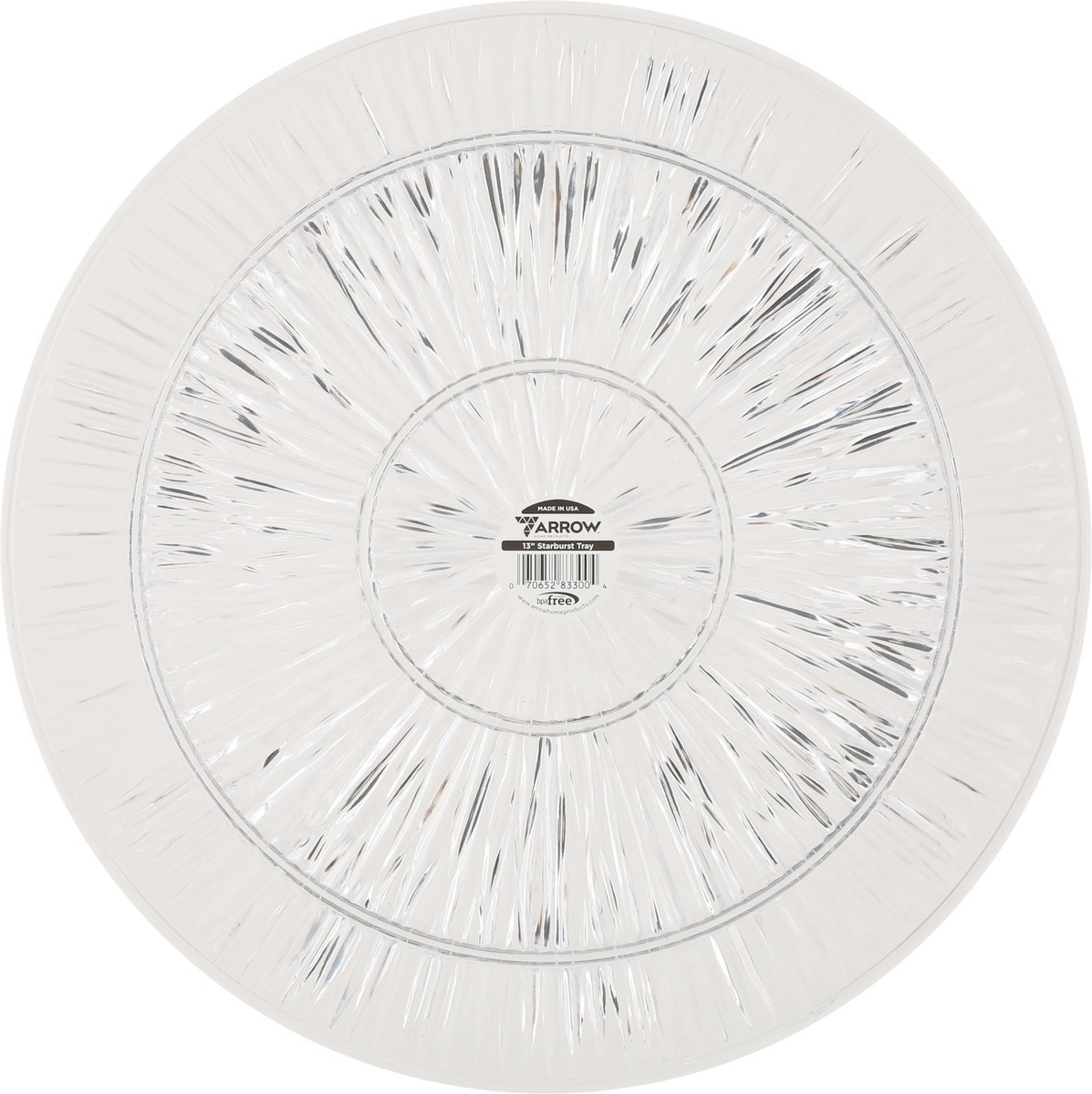 slide 4 of 12, Arrow Home Products 13 Inches Starburst Tray 1 ea, 1 ct