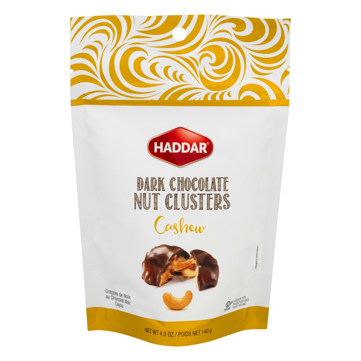 slide 5 of 12, Haddar Cashew Dark Chocolate Nut Clusters 4.9 oz, 4.9 oz