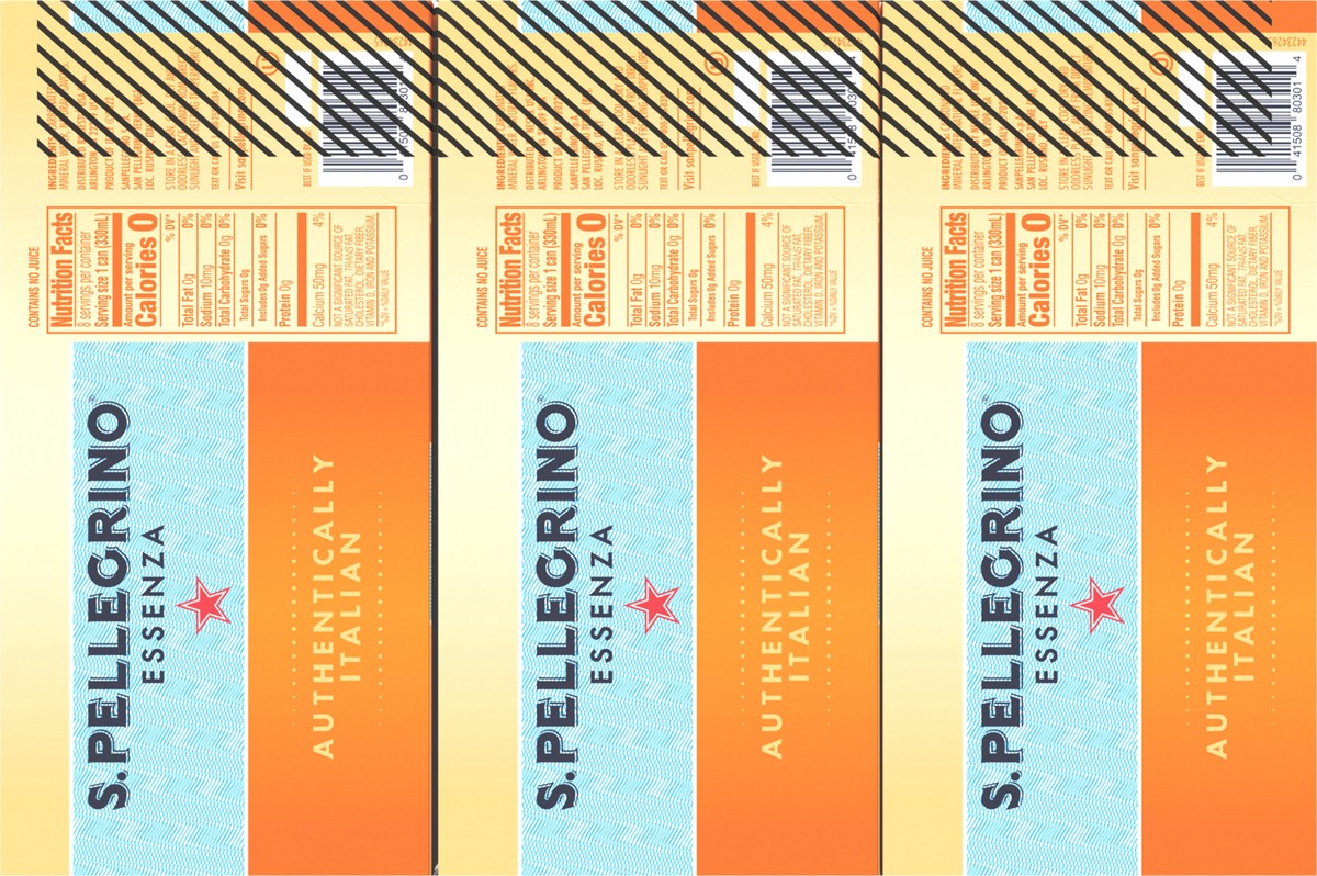 slide 5 of 13, S.Pellegrino Essenza Tangerine & Wild Strawberry Flavored Mineral Water, 11.15 fl oz