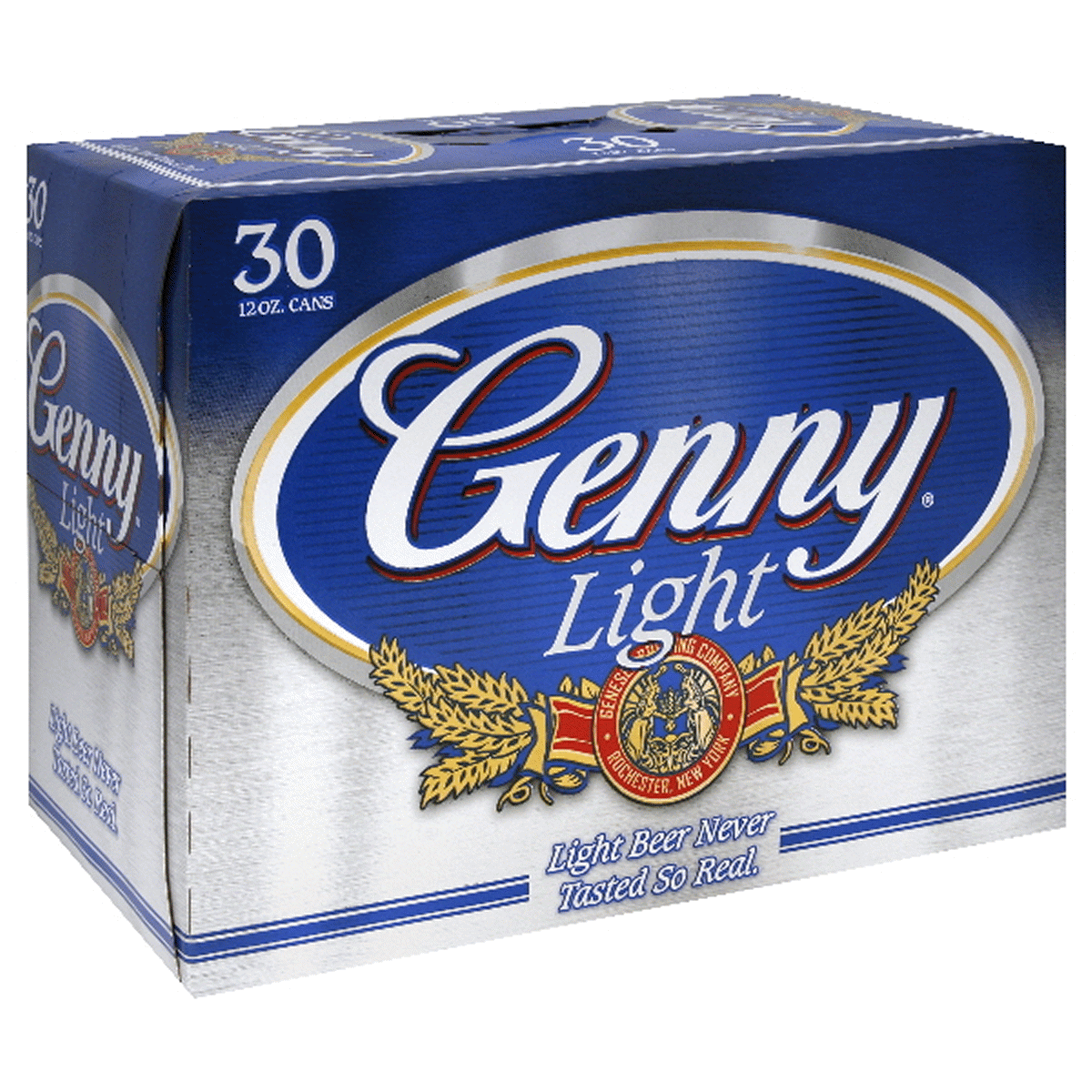 slide 1 of 1, Genny Light Beer, 30 ct; 12 oz