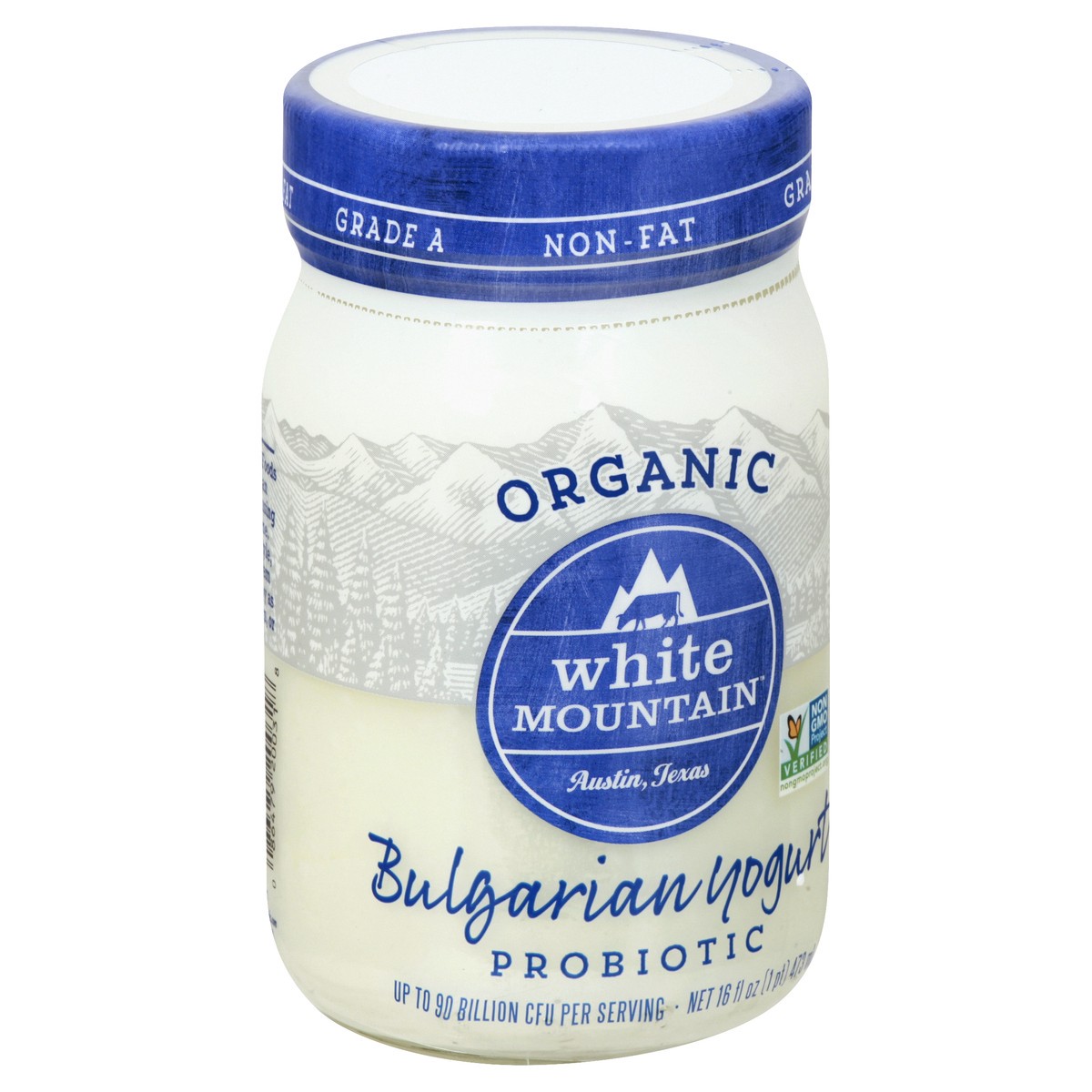 slide 8 of 13, White Mountain Organic Probiotic Nonfat Bulgarian Yogurt 16 oz, 16 oz