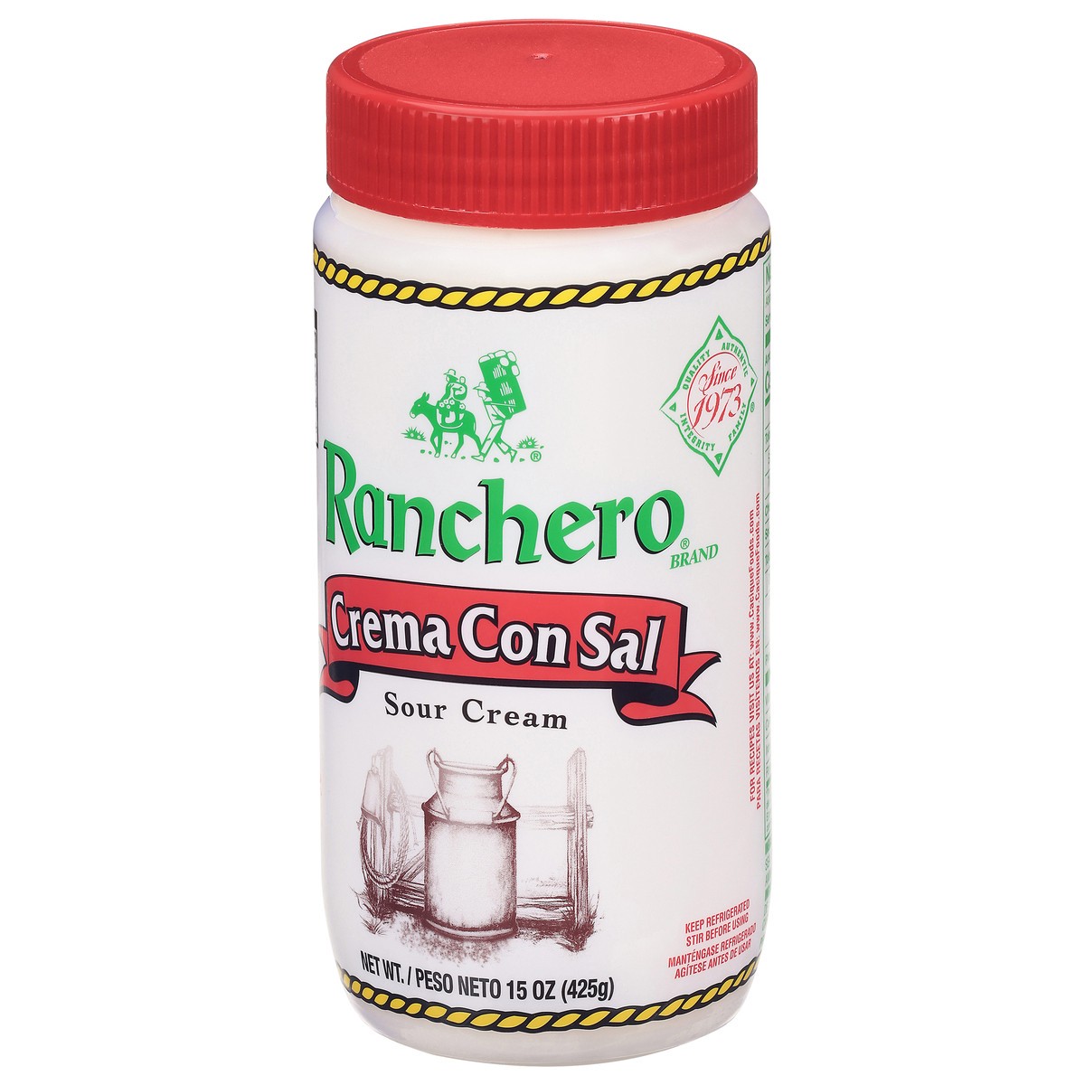 slide 7 of 14, Cacique Ranchero Crema Con Salsa, 15 oz