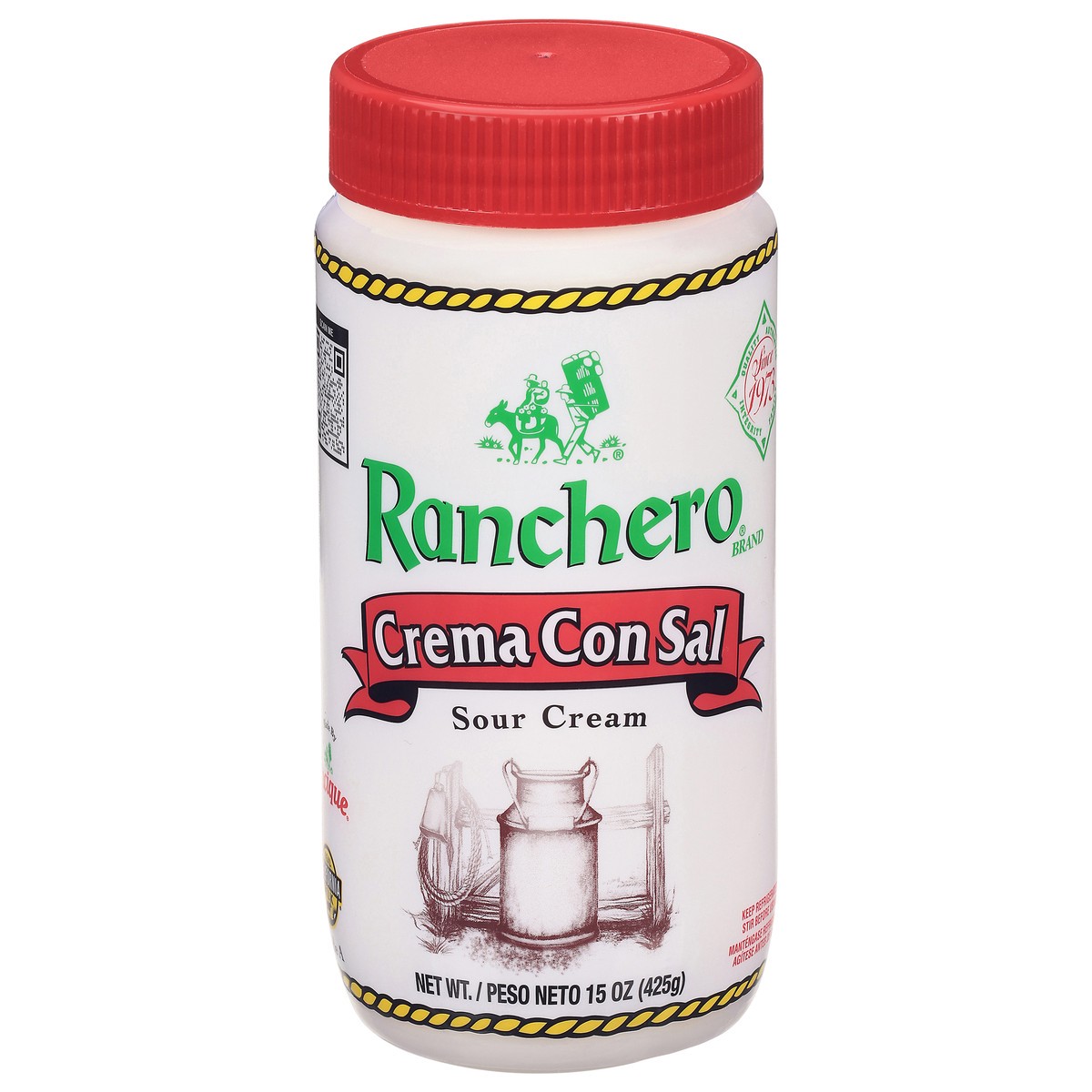 slide 12 of 14, Cacique Ranchero Crema Con Salsa, 15 oz