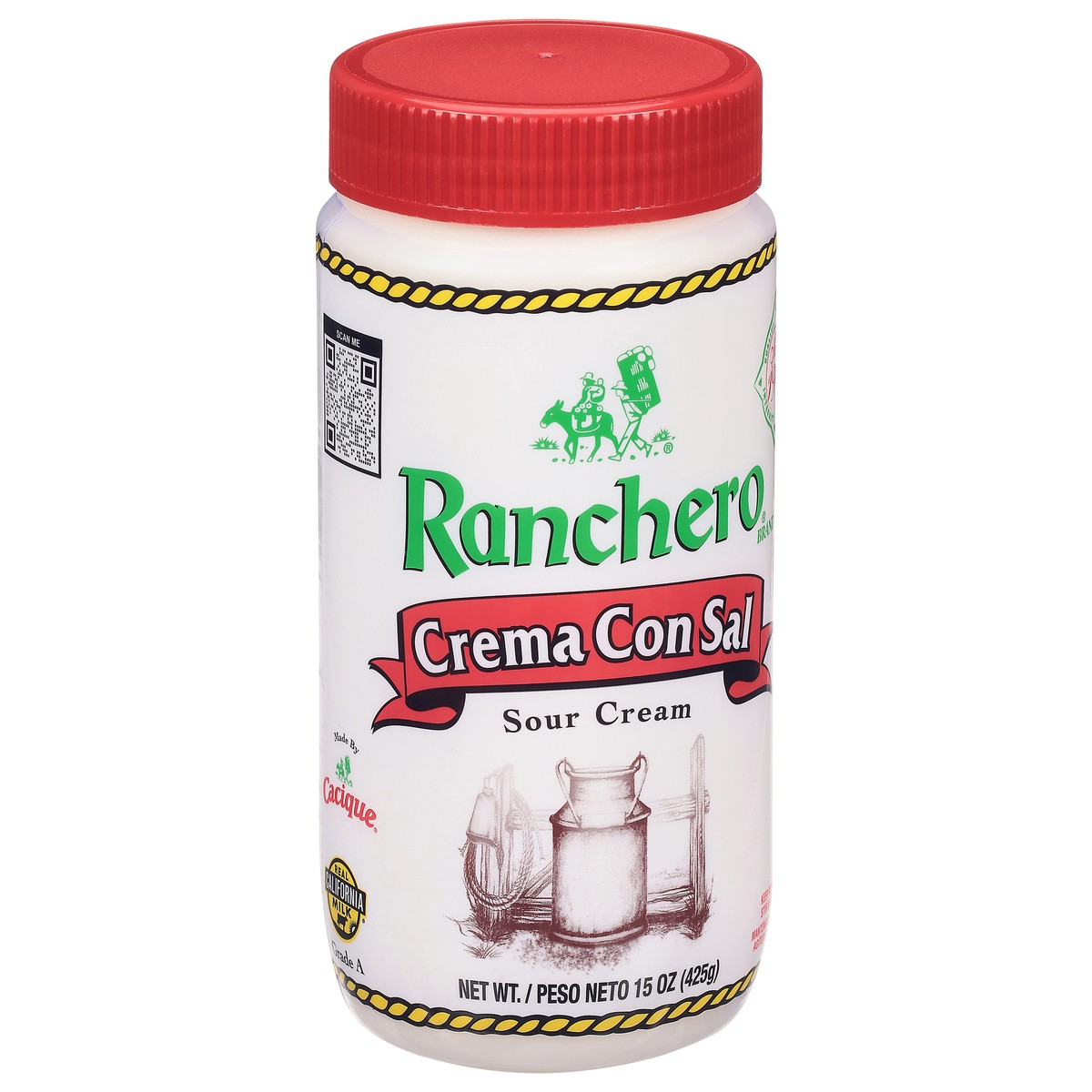 slide 4 of 14, Cacique Ranchero Crema Con Salsa, 15 oz