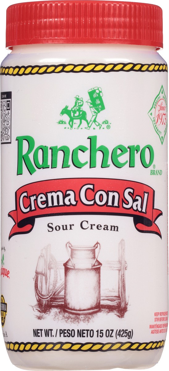 slide 3 of 14, Cacique Ranchero Crema Con Salsa, 15 oz