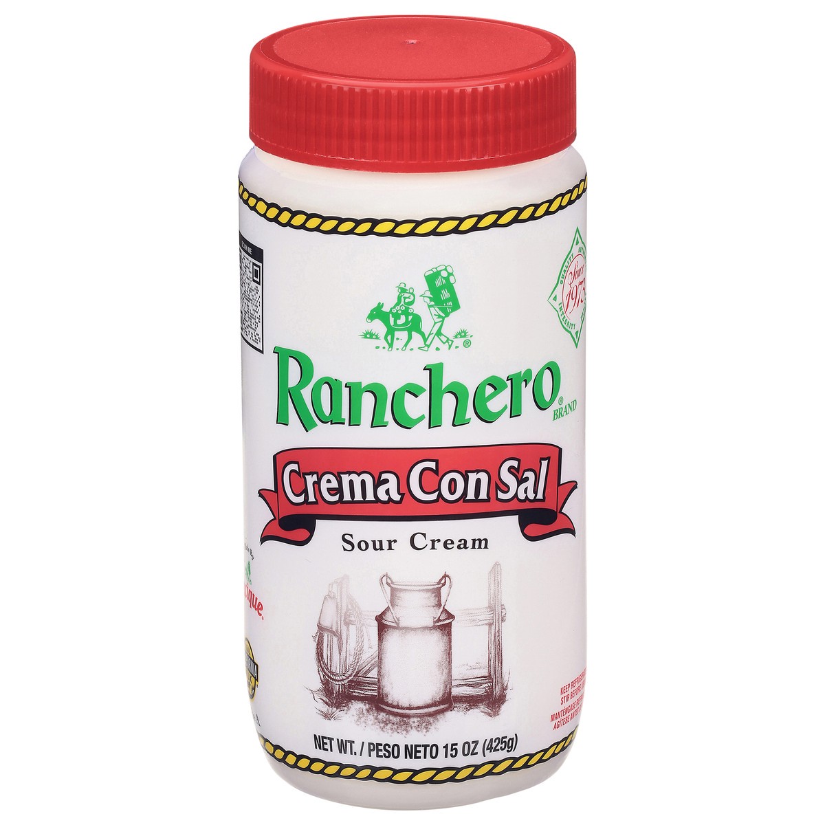 slide 1 of 14, Cacique Ranchero Crema Con Salsa, 15 oz