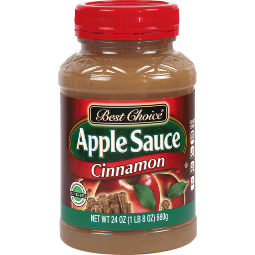 slide 1 of 1, Best Choice Cinnamon Applesauce, 24 oz