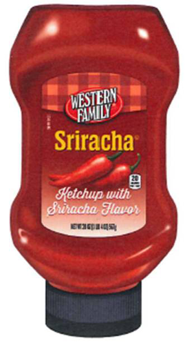 slide 1 of 1, Western Family Sriracha Ketchup, 20 oz