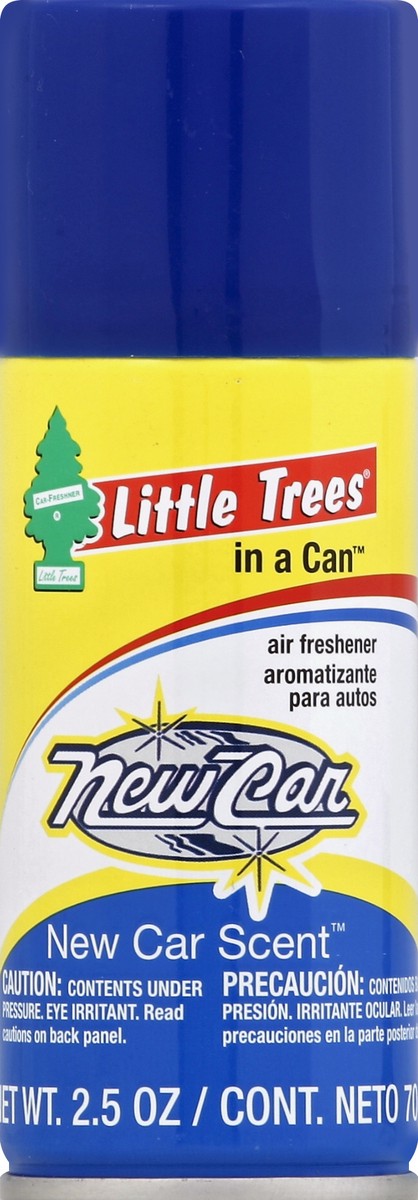 slide 2 of 2, Car-Freshner Little Trees New Car Scented Air Freshener Can, 2.5 oz