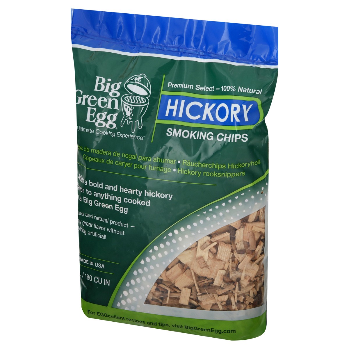 slide 2 of 11, Big Green Egg Hickory Smoking Chips 2.9 lt, 2.90 l