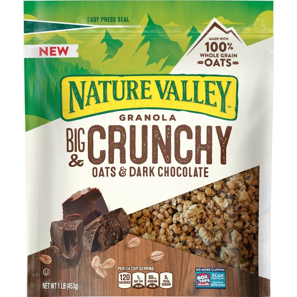 slide 2 of 3, Nature Valley Granola, Protein, Oats And Dark Chocolate, 16 oz