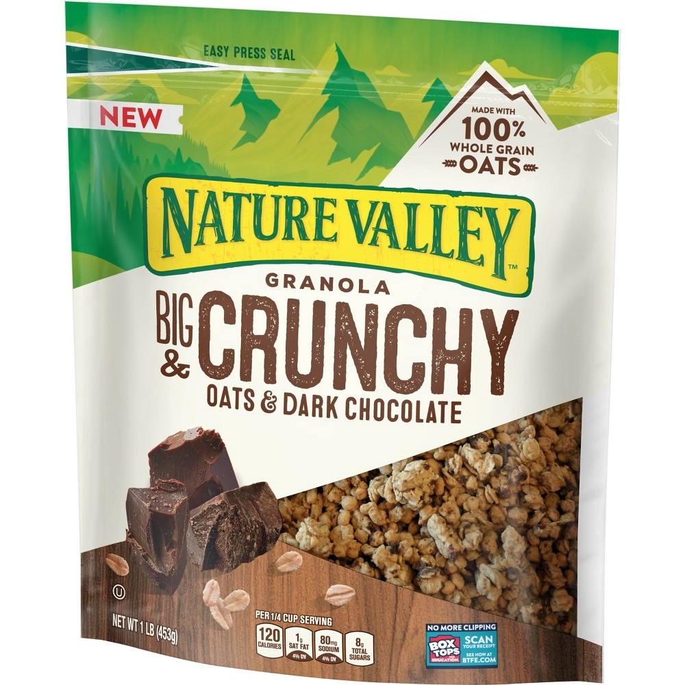 slide 3 of 3, Nature Valley Granola, Protein, Oats And Dark Chocolate, 16 oz