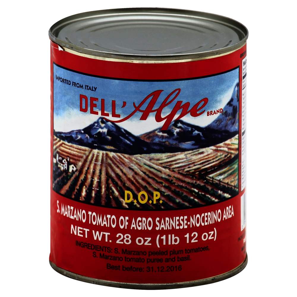 slide 1 of 2, Dell'Alpe Dellalpe San Marzano Peeled Tomatoes, 28 oz