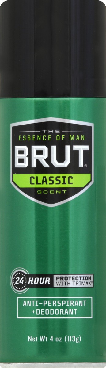 slide 2 of 2, Brut Anti-Perspirant + Deodorant 4 oz, 4 oz