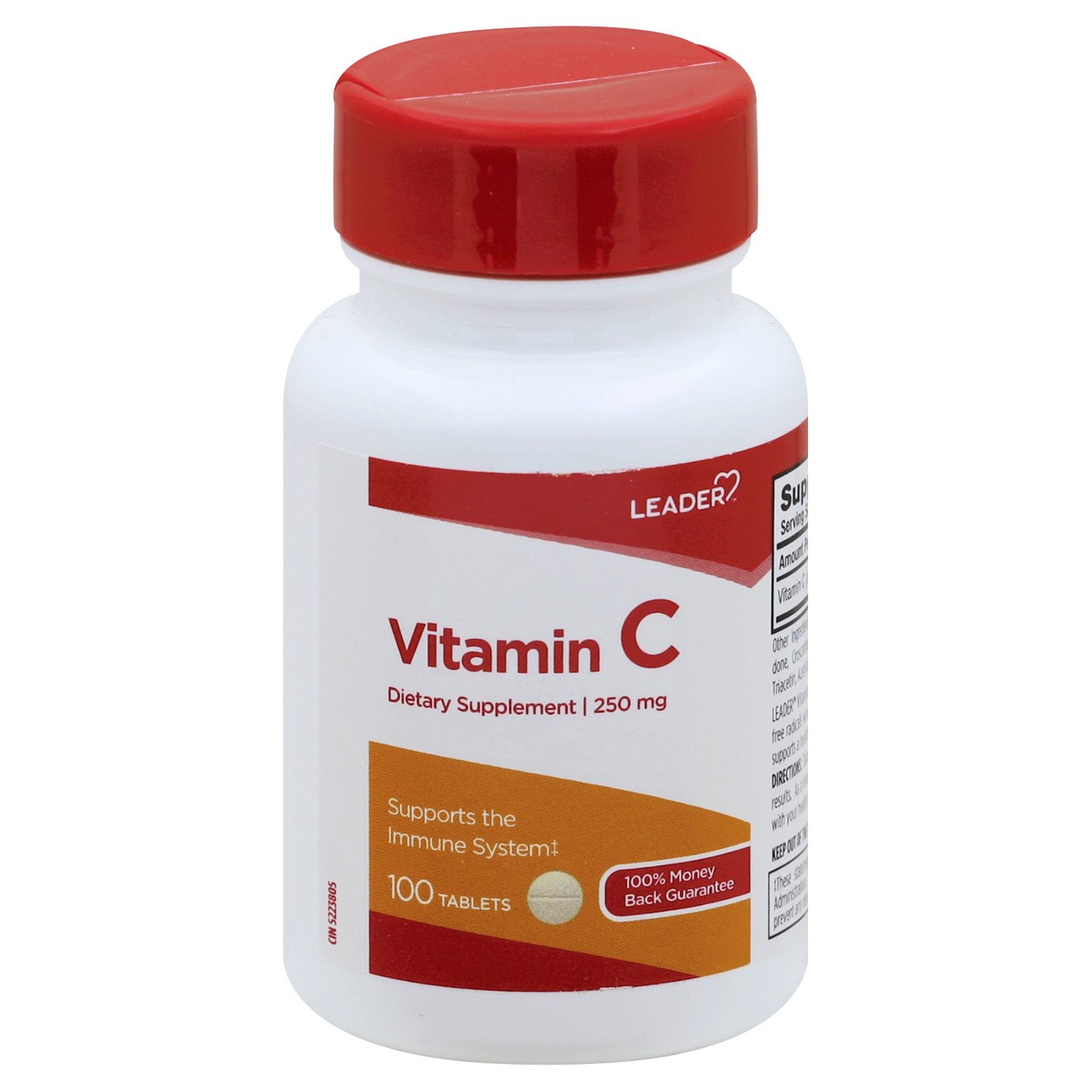 slide 5 of 9, Leader Vitamin C Tabs, 100 ct
