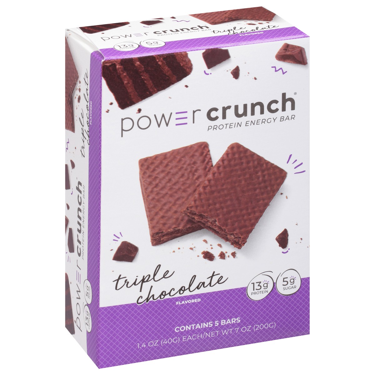 slide 9 of 9, Power Crunch Triple Chocolate Protein Energy Bar, 7 oz