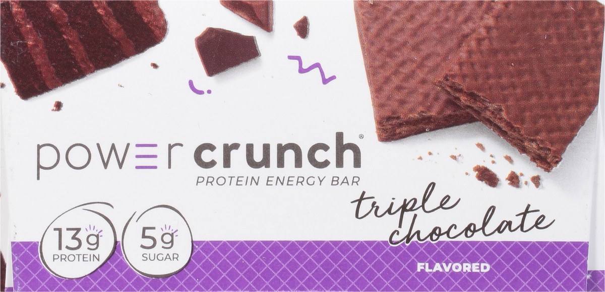 slide 3 of 9, Power Crunch Triple Chocolate Protein Energy Bar, 7 oz