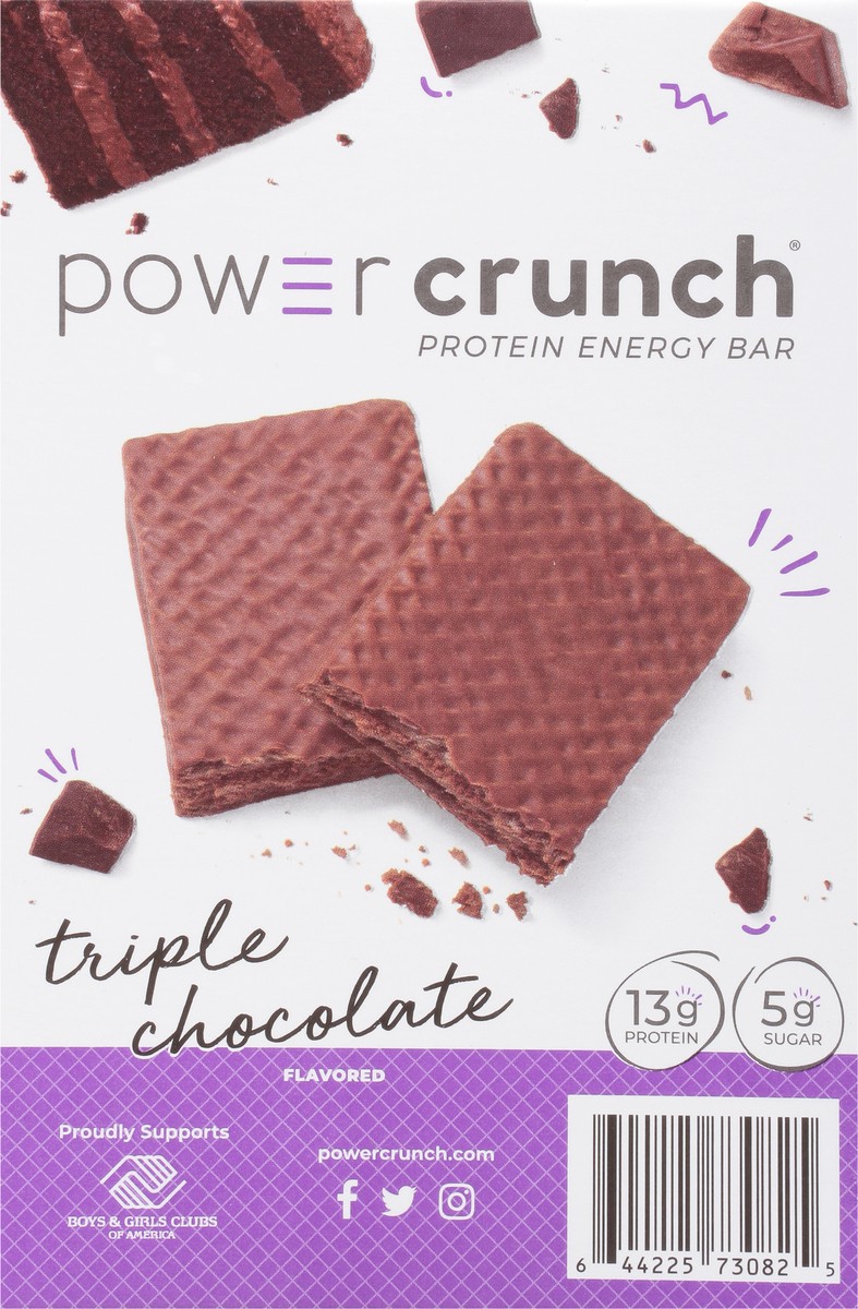 slide 4 of 9, Power Crunch Triple Chocolate Protein Energy Bar, 7 oz