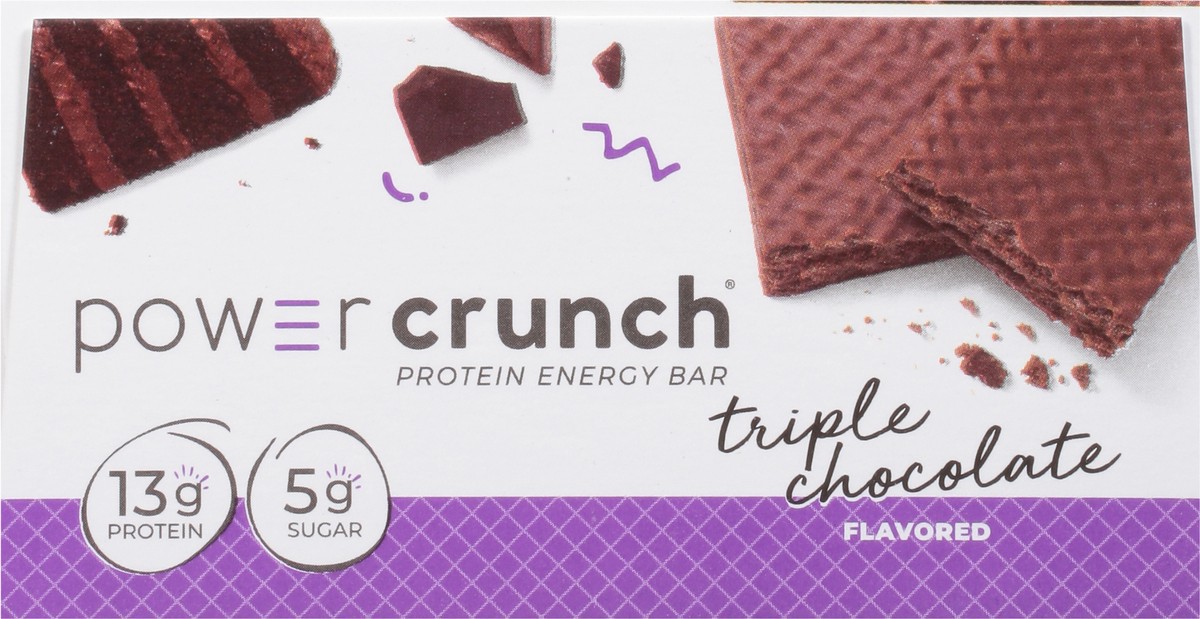 slide 8 of 9, Power Crunch Triple Chocolate Protein Energy Bar, 7 oz