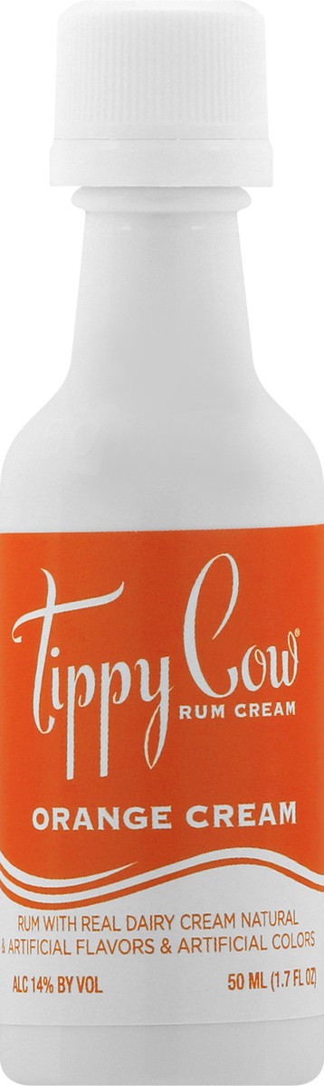 slide 2 of 8, Tippy Cow Rum Cream Orange Cream, 50 ml