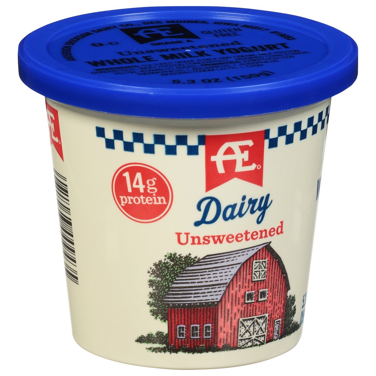 slide 10 of 11, AE Dairy Whole Milk Unsweetened Yogurt 5.3 oz, 5.3 oz